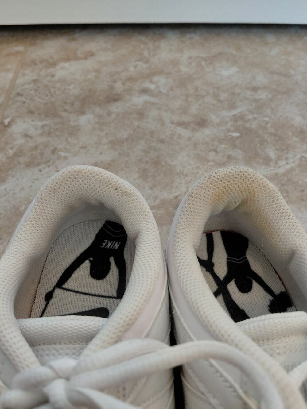 Nike Cheer/Dance White Tennis Shoes - Picture 7 of 8